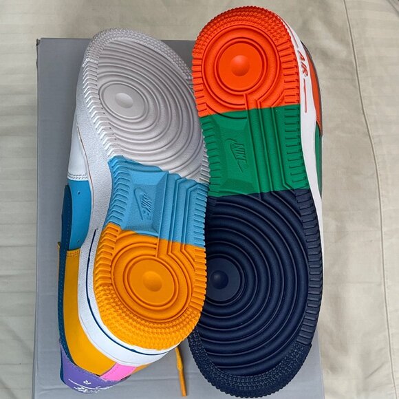 Nike Air Force 1 LV8 2 BG "WHAT THE AF1" "Multi-Color" [FQ8368-902] Y 6.5/W 8 - Picture 7 of 8